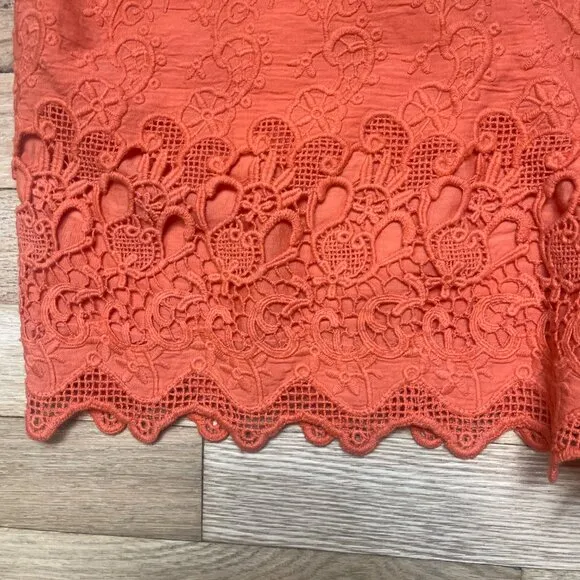 🖤 011 Free People Fp One Aimee Shorts Embroidered Button Pappya Size Medium