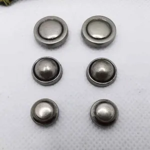 10/12/14MM Antique Silver Metal Mushroom Rivets 30 Pack