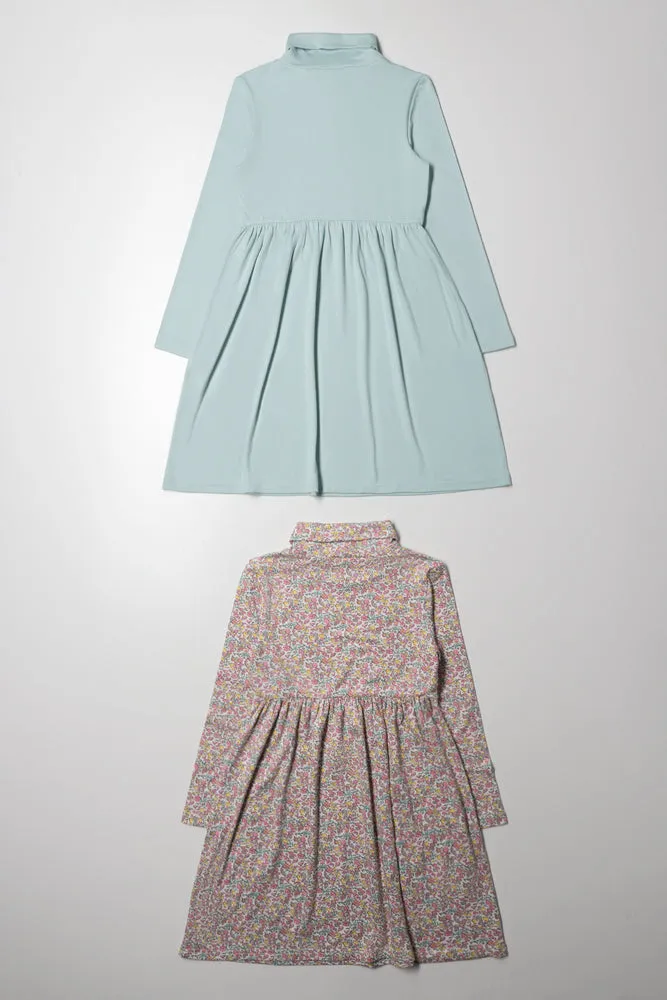 2 Pack Poloneck Dress Multi