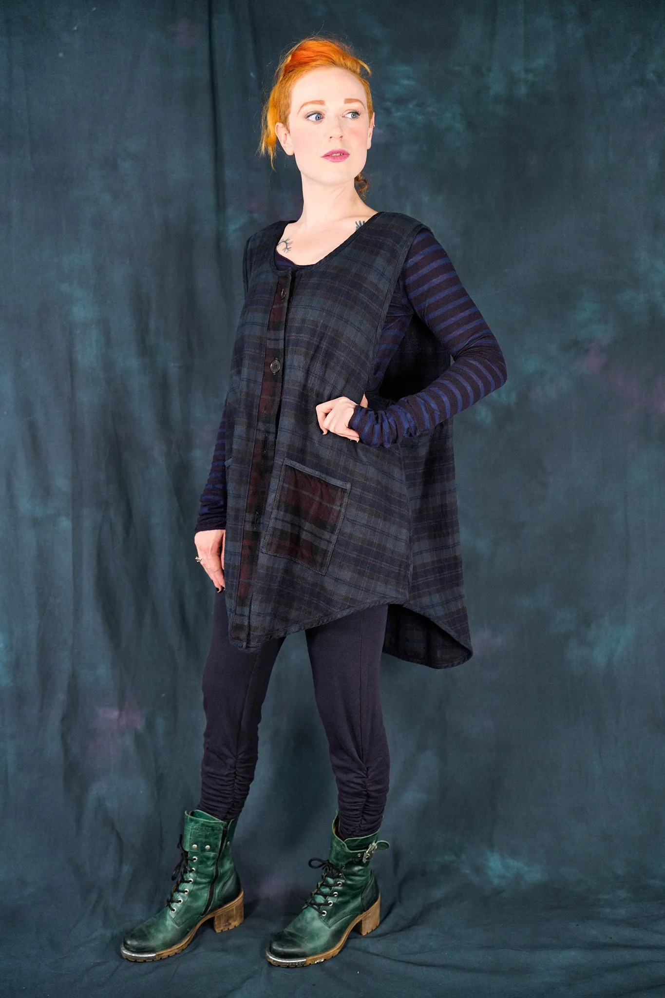 3323 Winterweight Bamboo Gather Legging Shadow-U