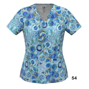 4-WAY STRETCH PRINT TOP (54)