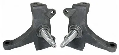 73-87 CHEVY C10 FULL DISC BRAKE KIT & RIDETECH SPINDLES,14"/13" DRILLED,BLACK