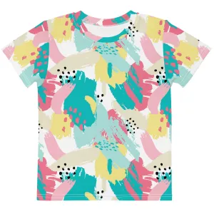 90s Abstract Kids Crew Neck T-Shirt (2T-7)