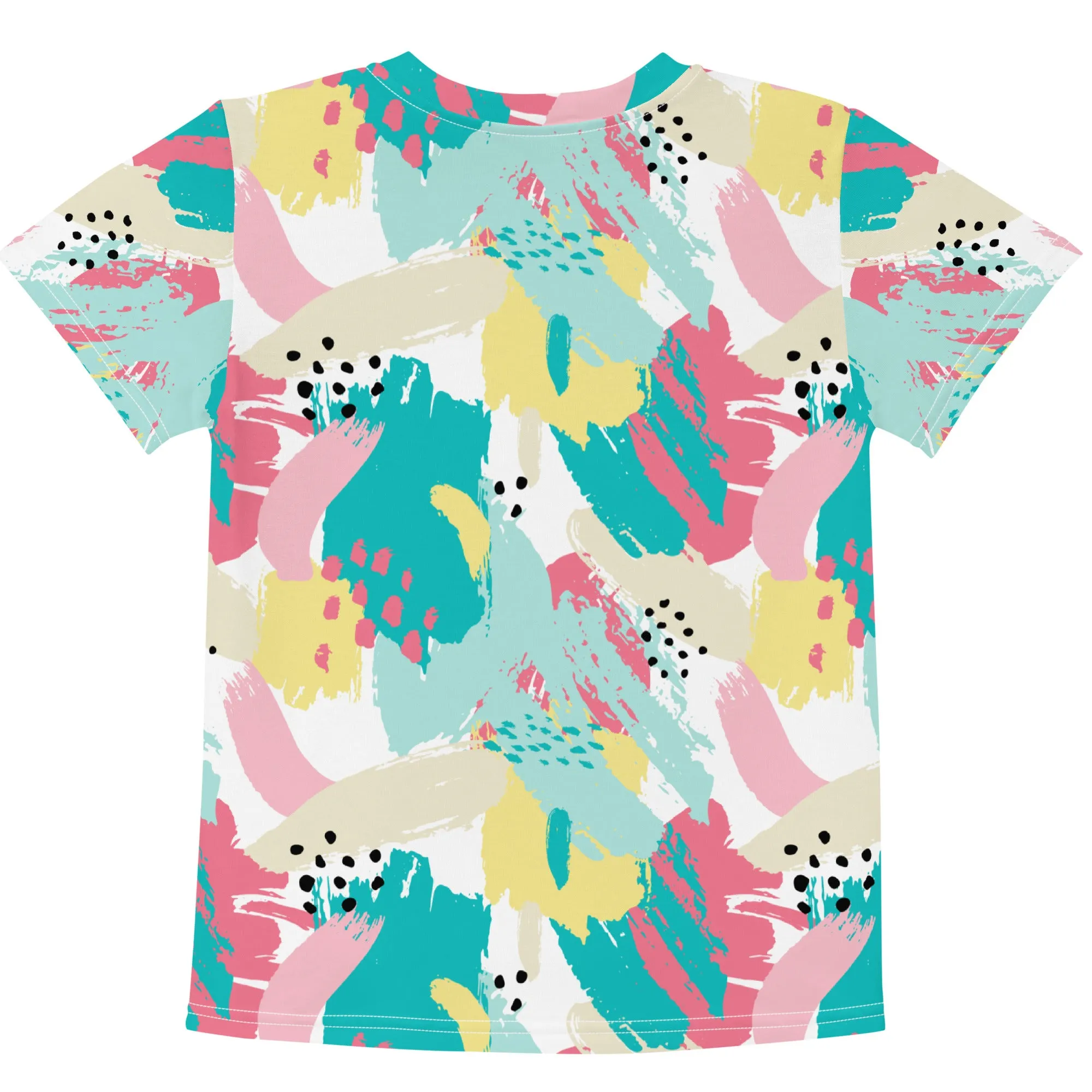 90s Abstract Kids Crew Neck T-Shirt (2T-7)