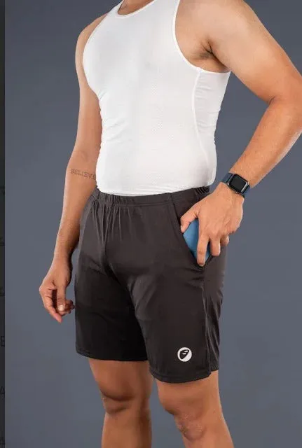 Apace Athleisure Men's Running Shorts (Black)