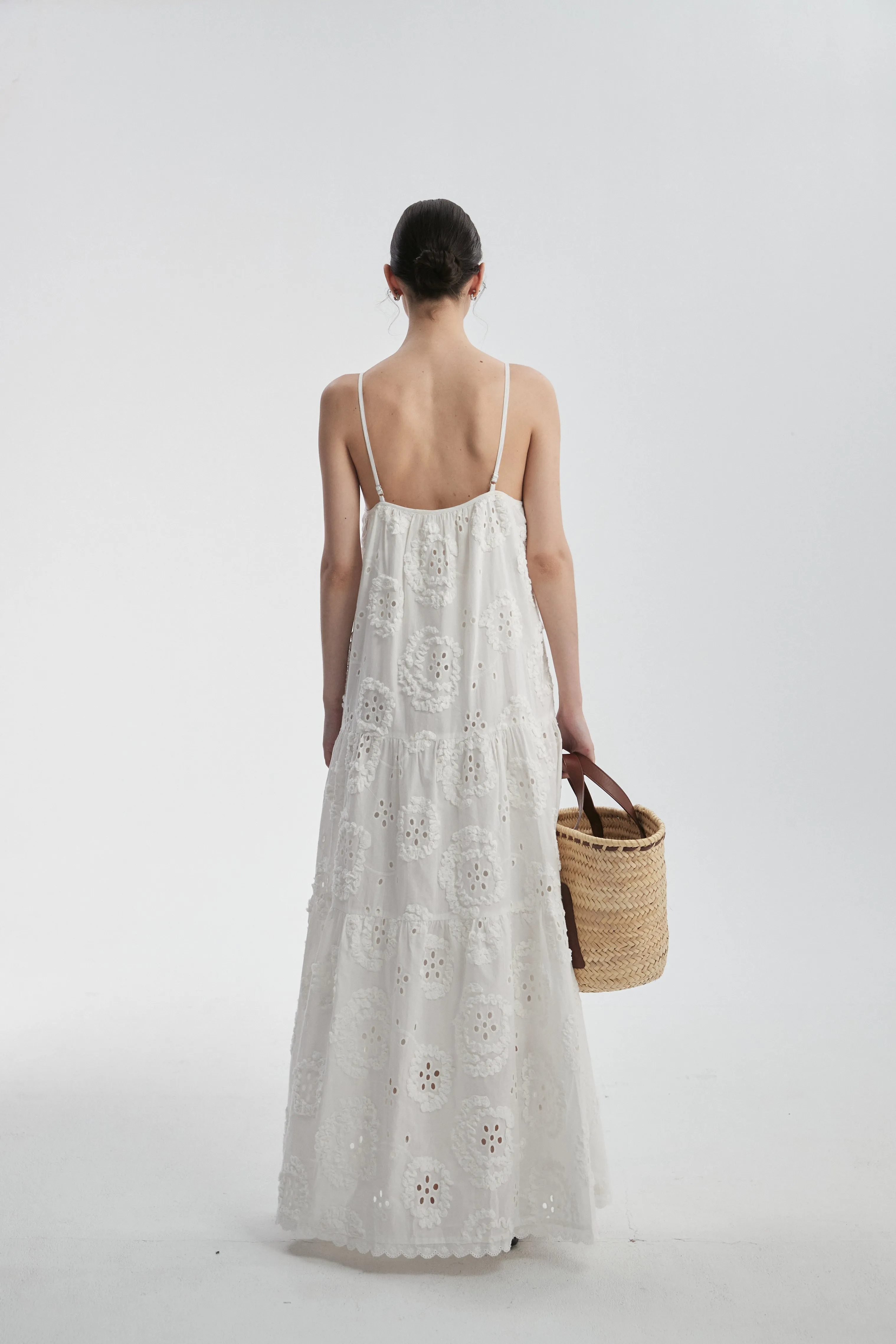 Appliqué Maxi Dress