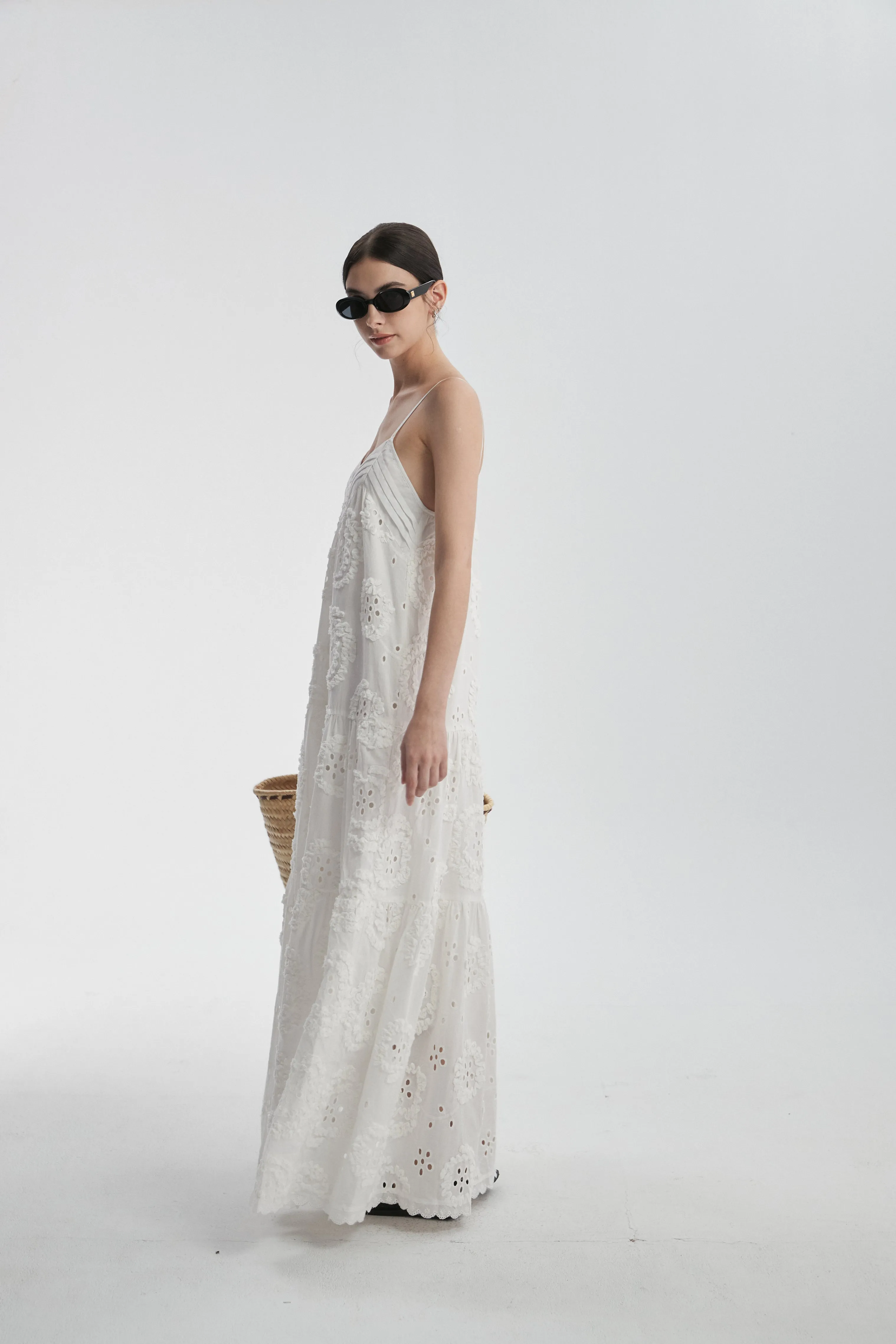 Appliqué Maxi Dress