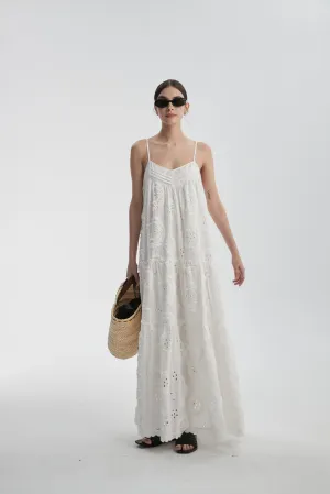 Appliqué Maxi Dress