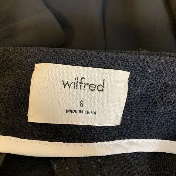 Aritzia Wilfred Exergue Shorts Black Size 6