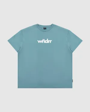 ASCEND BOX FIT TEE - DUSK BLUE