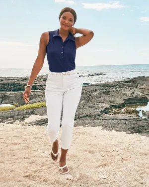 Aubrey Refined Sleeveless Polo
