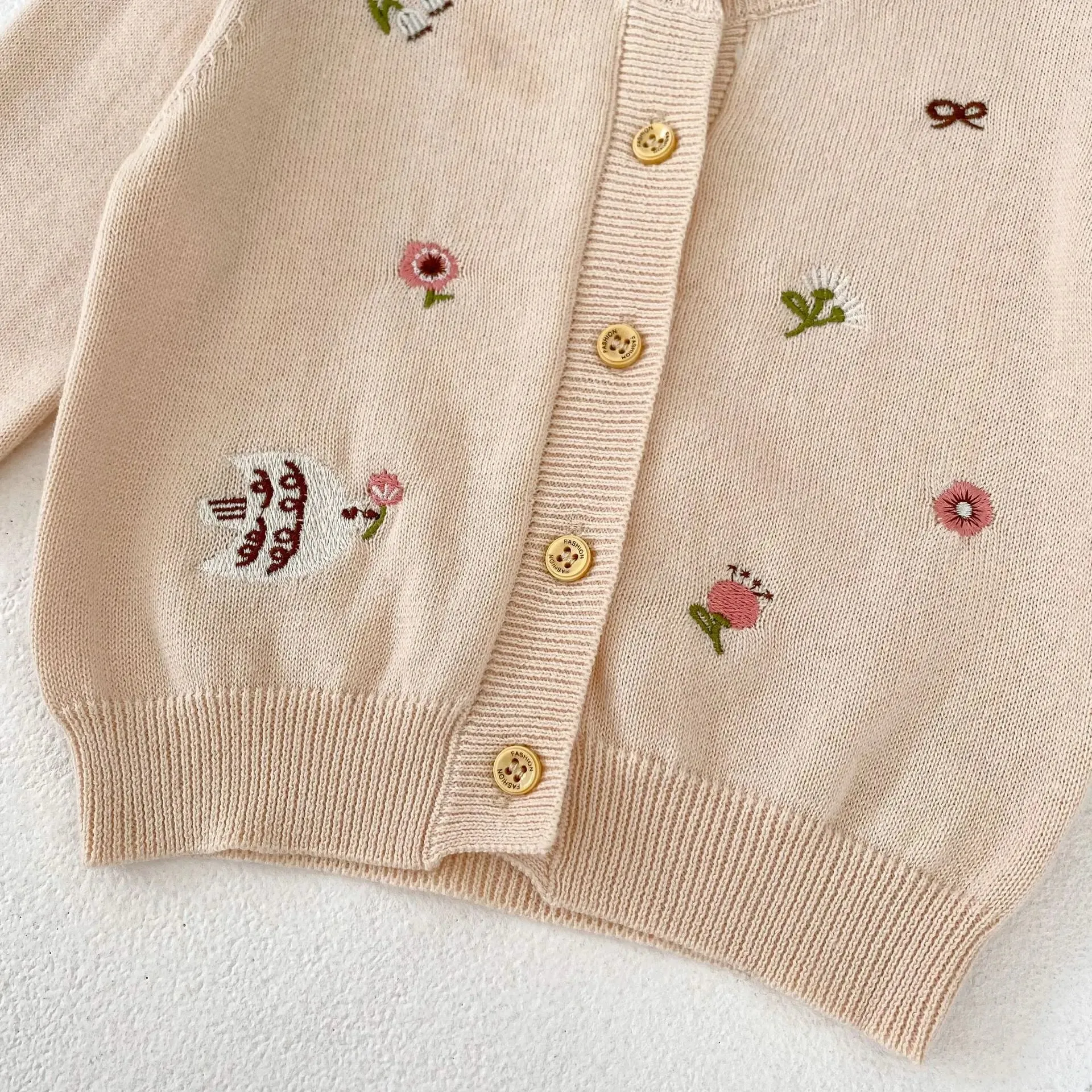 Baby Girls' Cozy Autumn Knit Cardigan