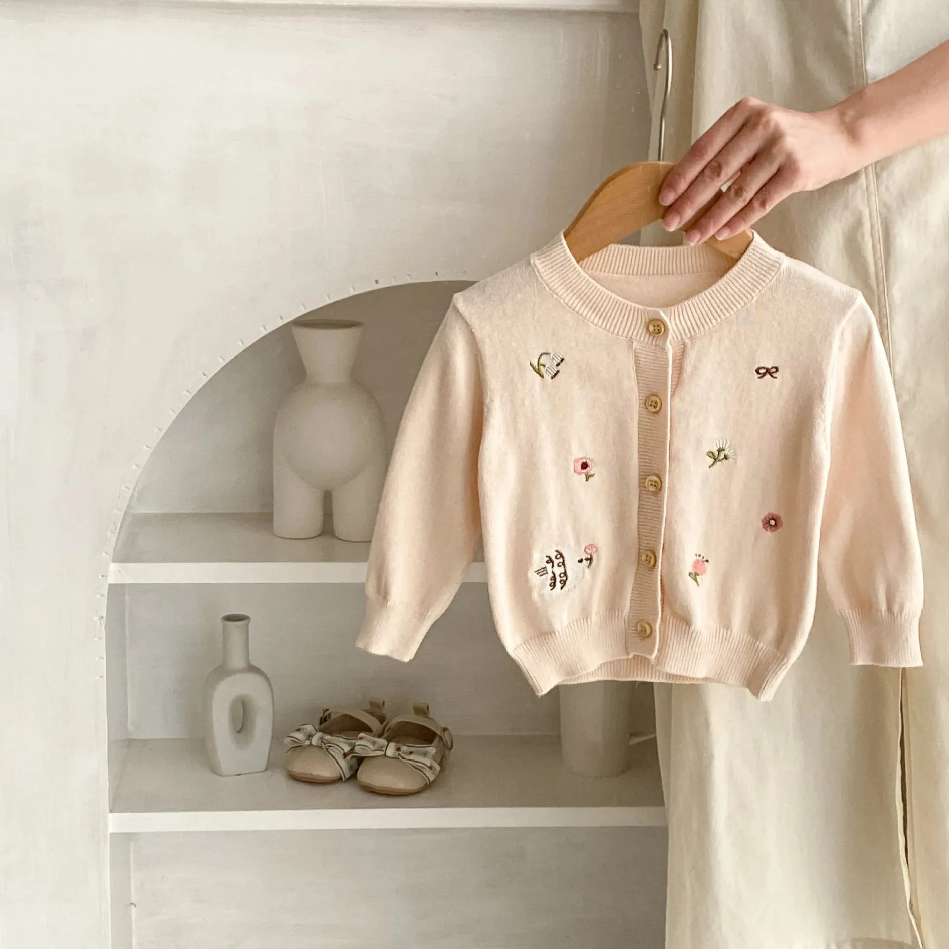 Baby Girls' Cozy Autumn Knit Cardigan