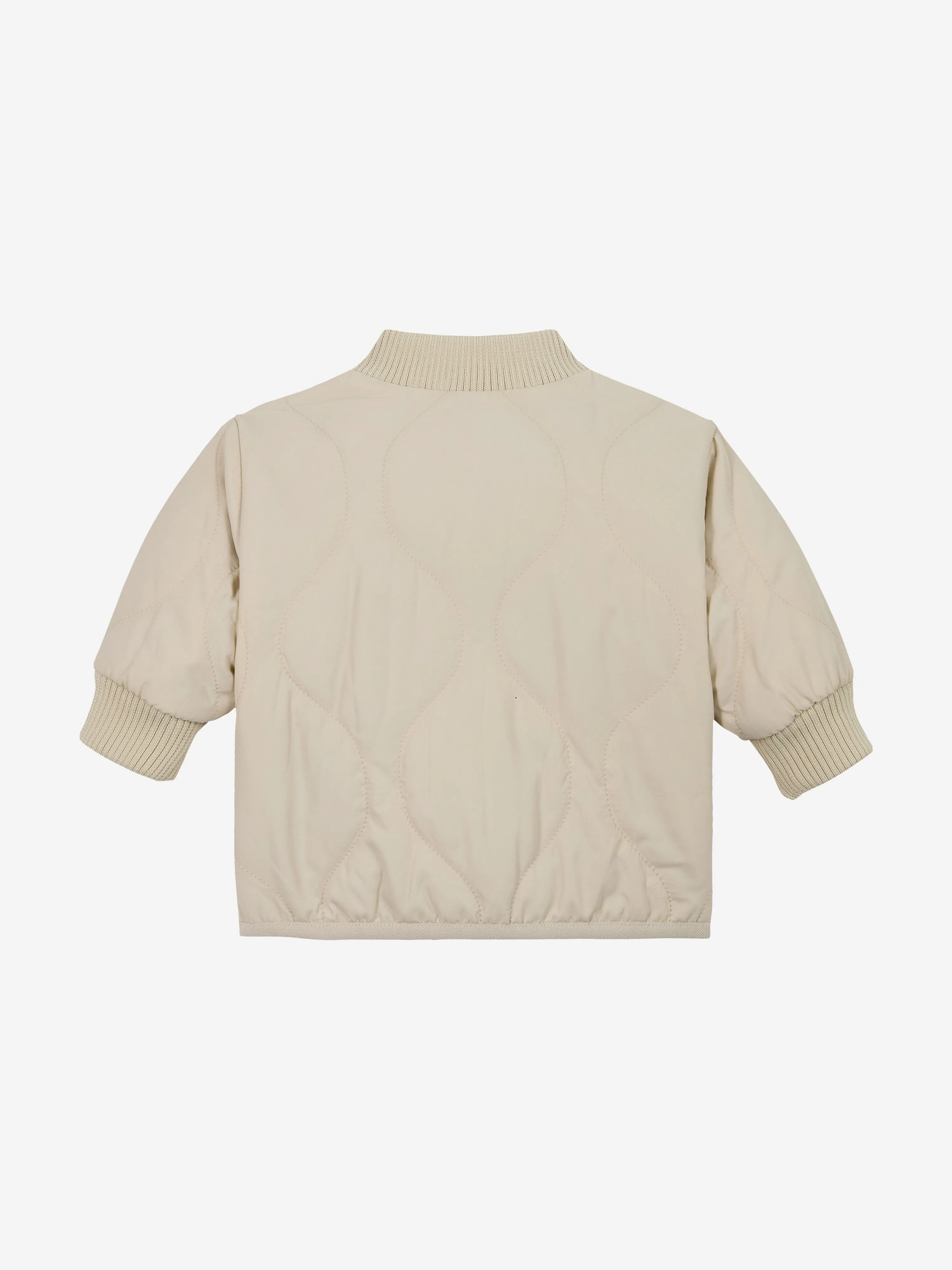Baby Quilted Jacket in Beige