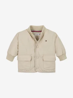 Baby Quilted Jacket in Beige