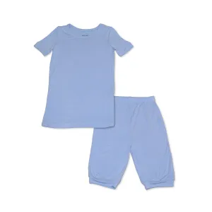 Bamboo Short Sleeve Top & Shorts Pajama Set (Skydive)