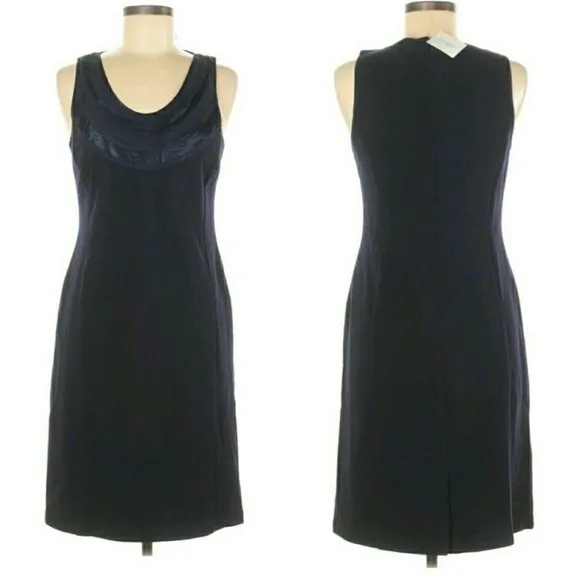 Banana Republic Womens‎ Navy Blue Wool Dress Layer