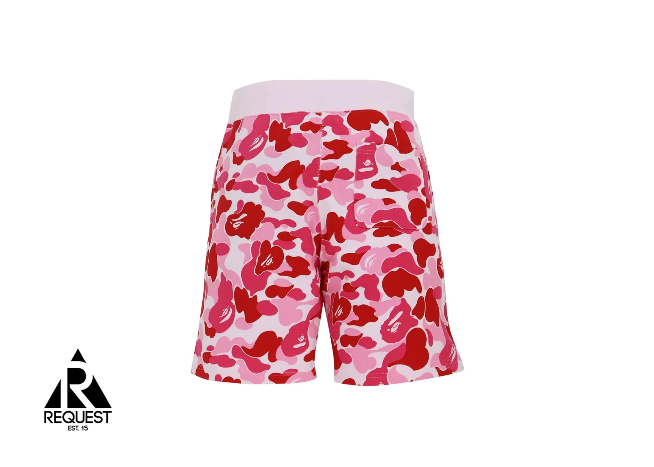 BAPE ABC Camo Shark Shorts "Pink"
