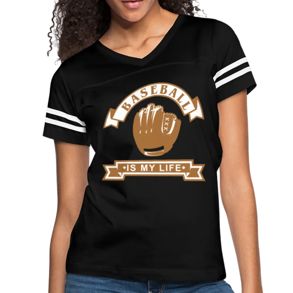 BASEBALL IS MY LIFE Women’s Vintage Sport T-Shirt