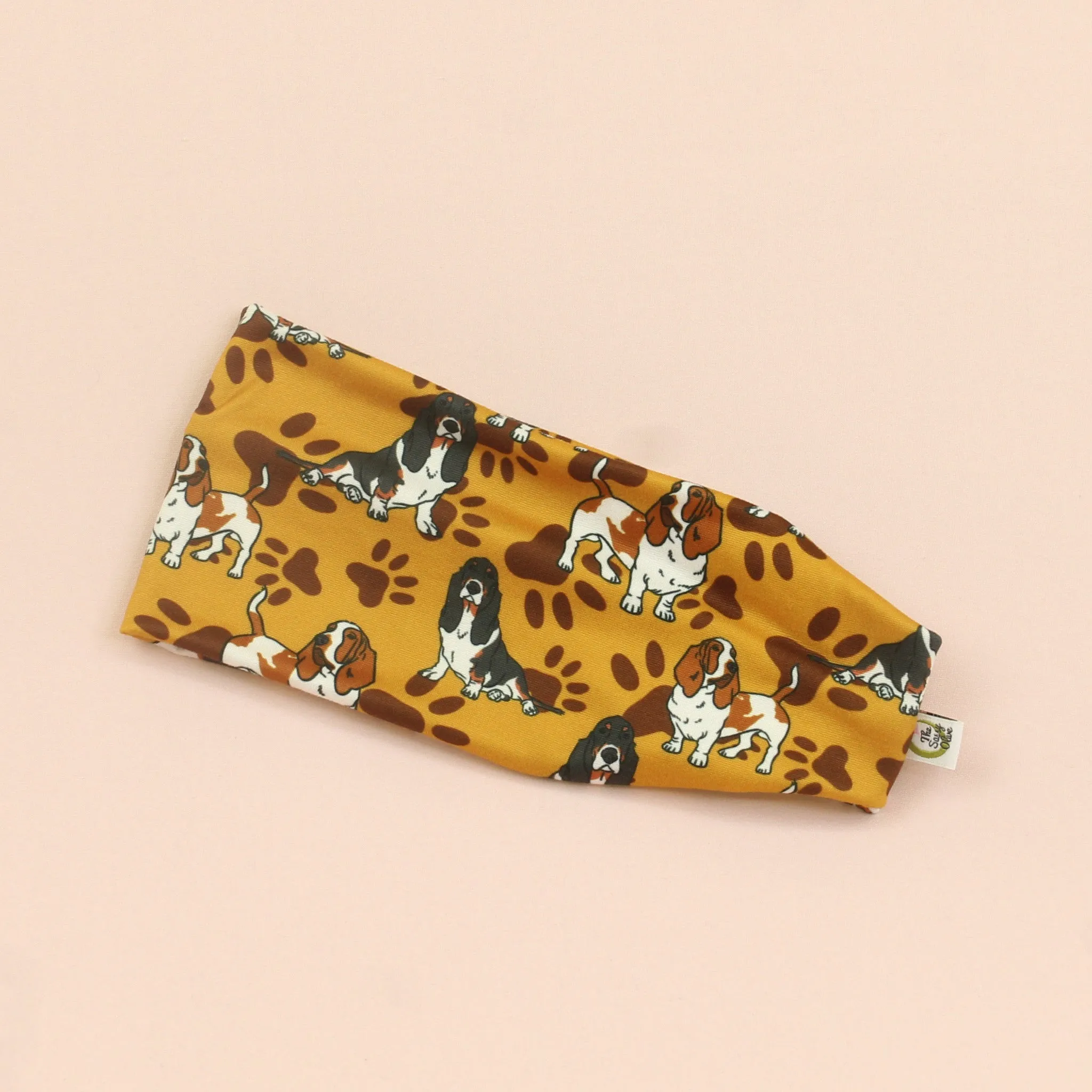 Basset Hound Stretch Headband