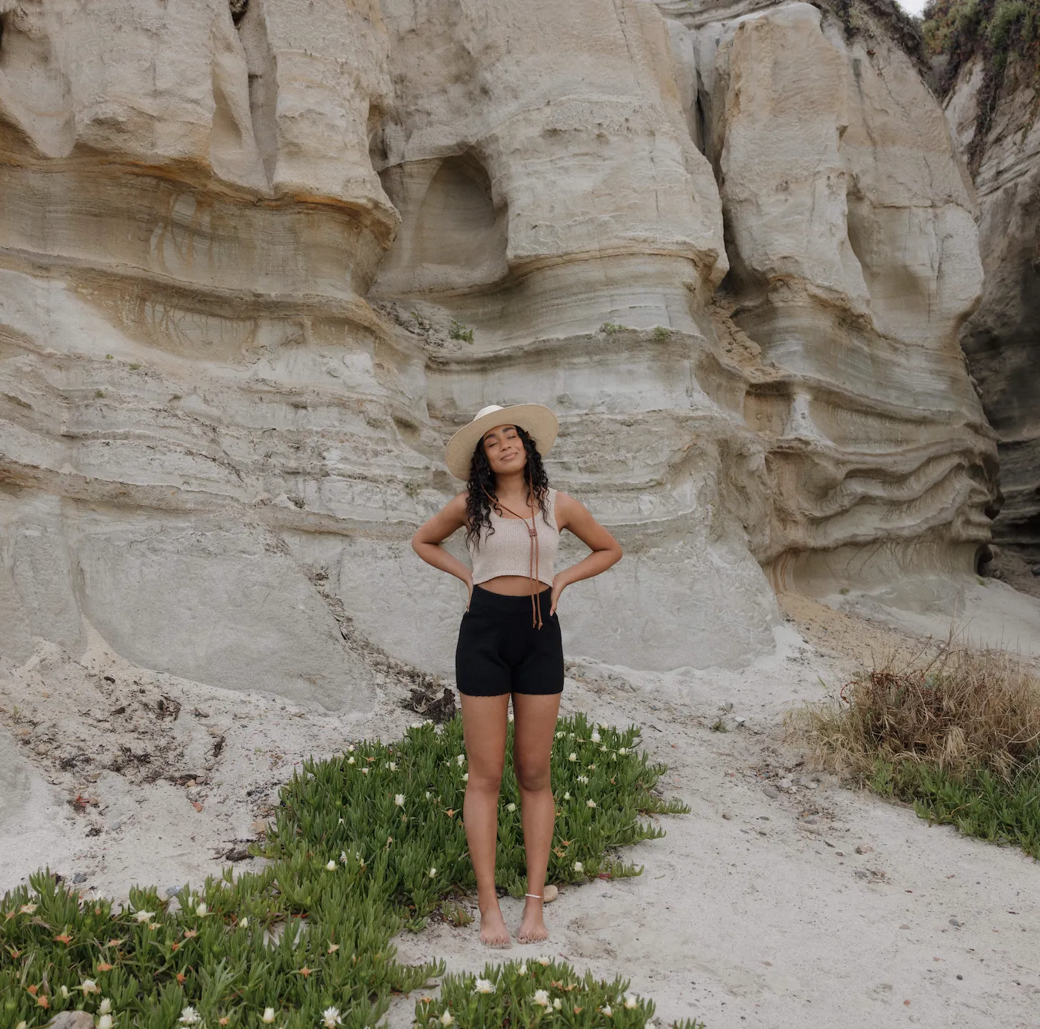 Bay Knit shorts in Black