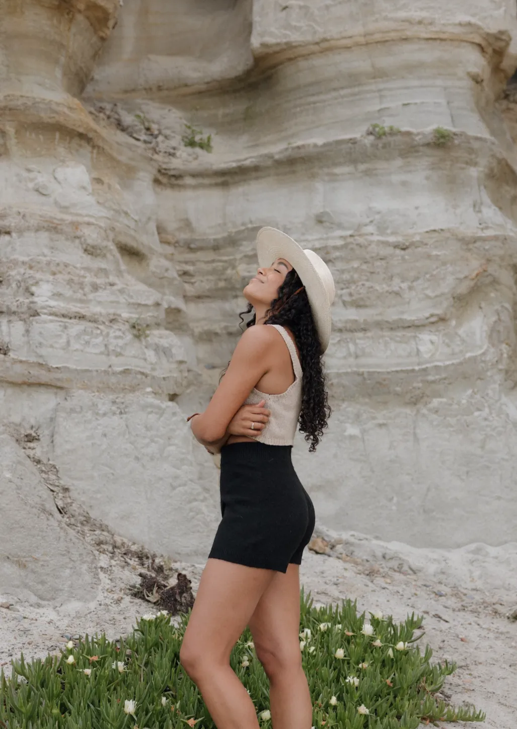 Bay Knit shorts in Black