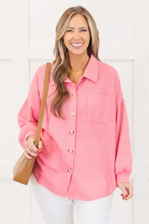 Be Right Back Top, Pink