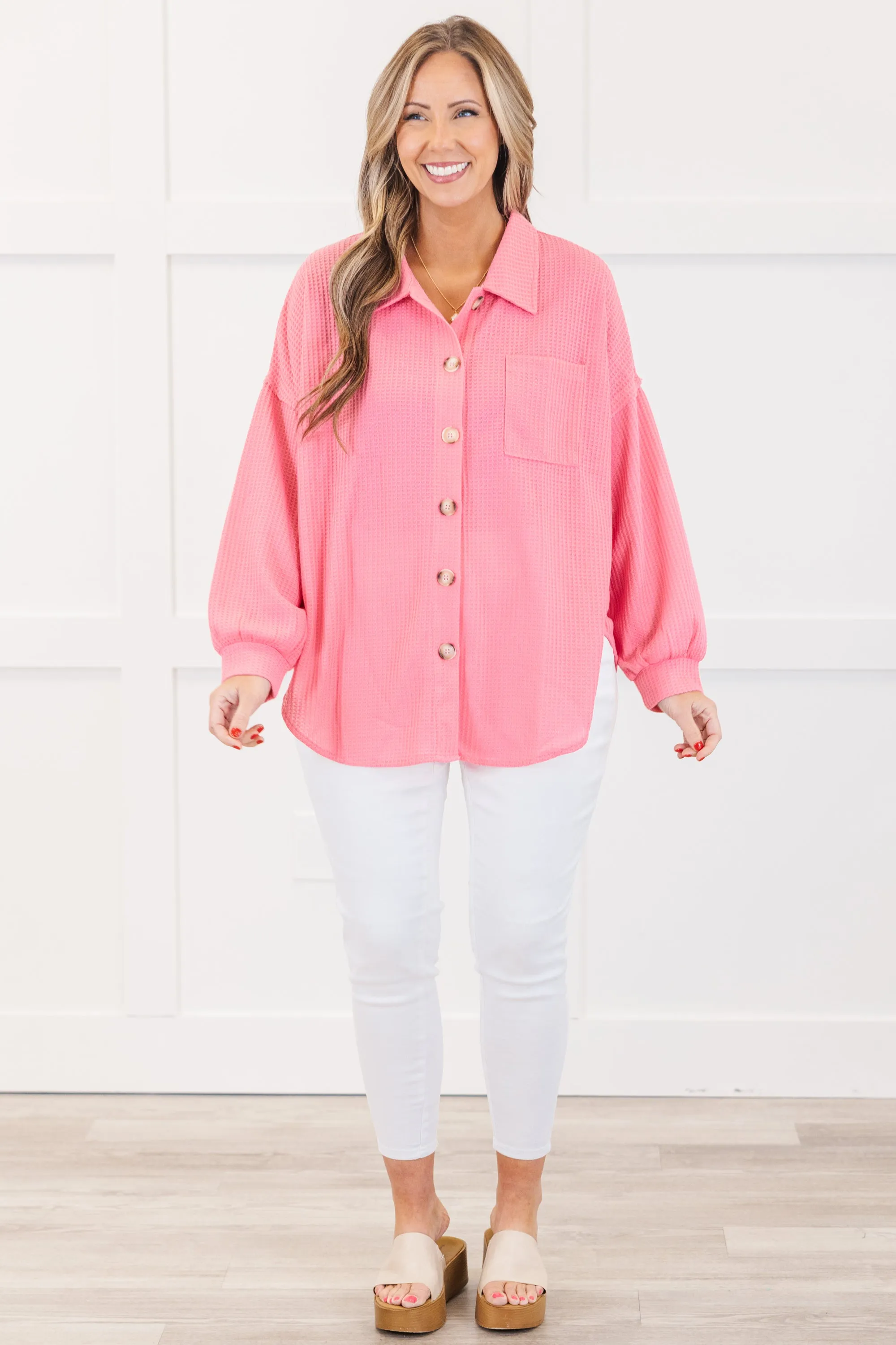 Be Right Back Top, Pink