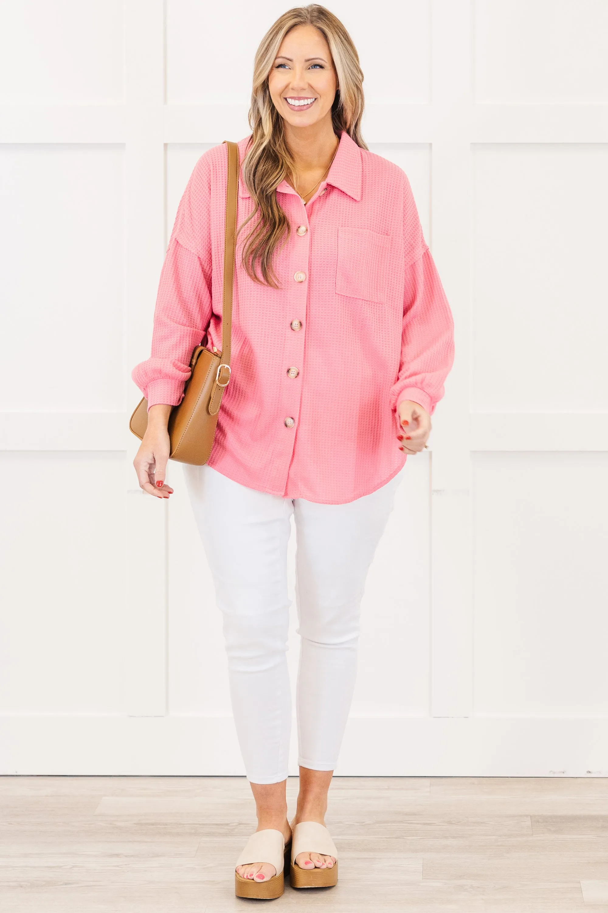 Be Right Back Top, Pink