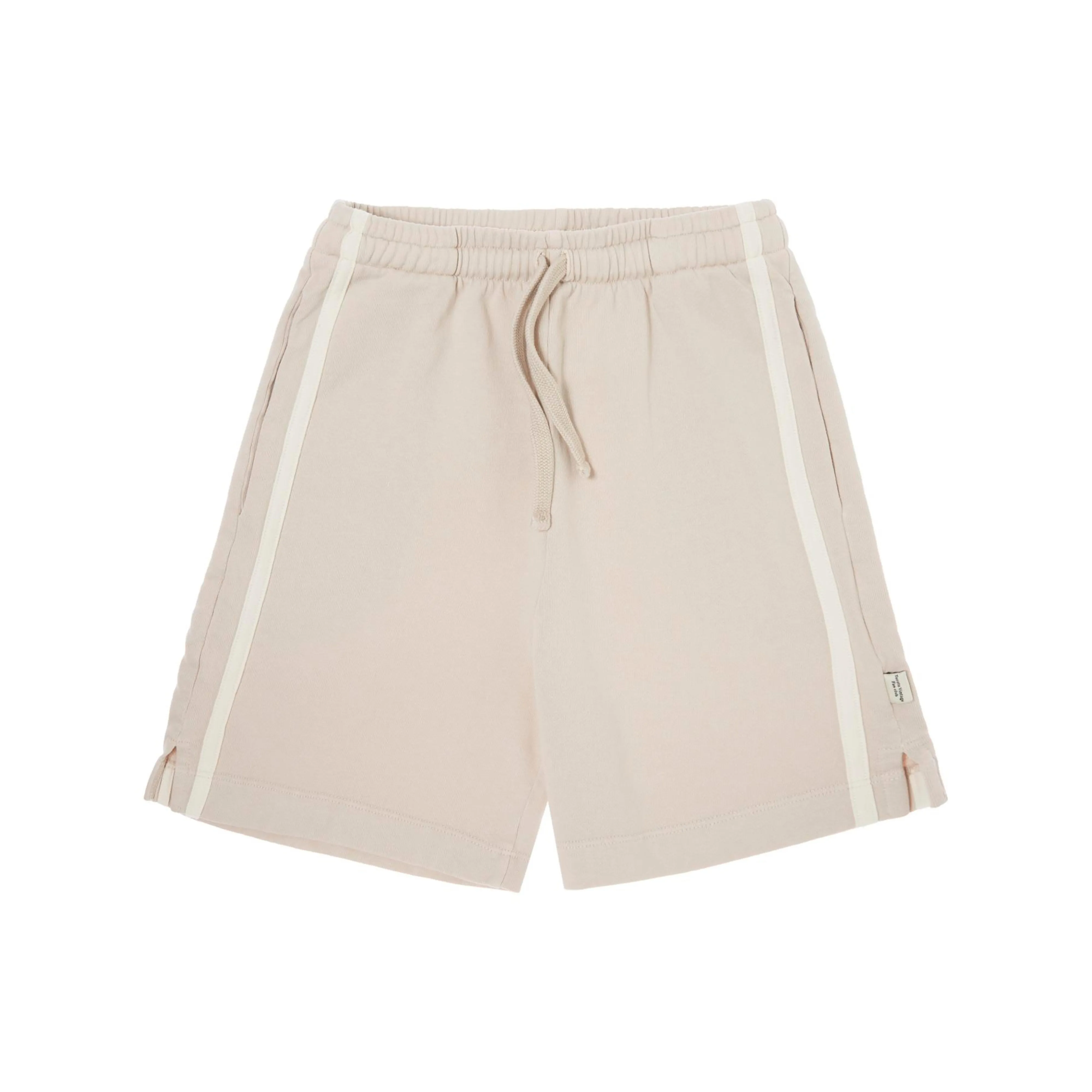 Beige Fleece Shorts