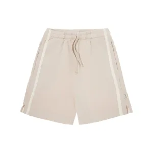 Beige Fleece Shorts