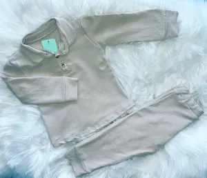 Beige Smart Polo Loungewear