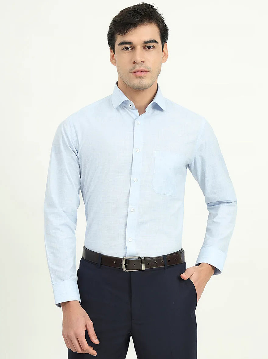 Beige Solid Slim Fit Formal Shirt | Greenfire