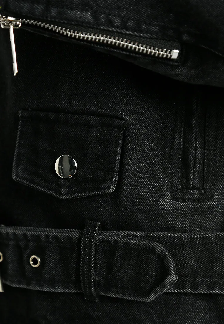 Biker Jacket In Black By RUW