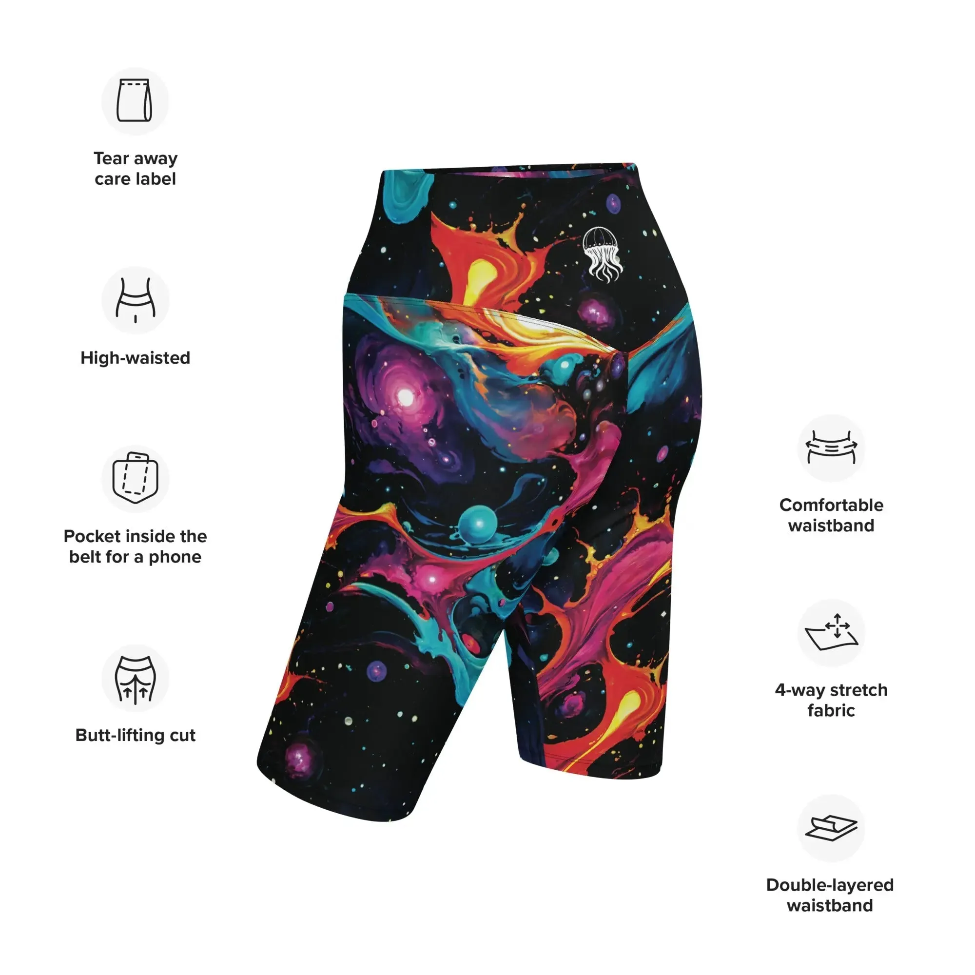 Biker Shorts - Astral Tempest