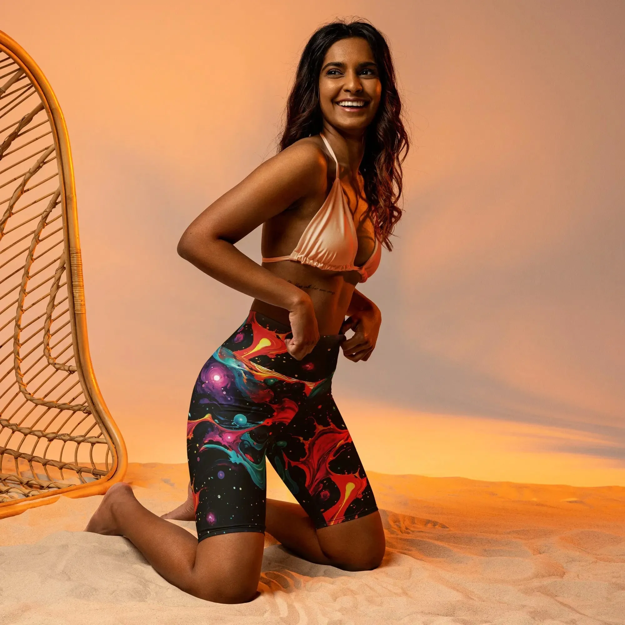 Biker Shorts - Astral Tempest