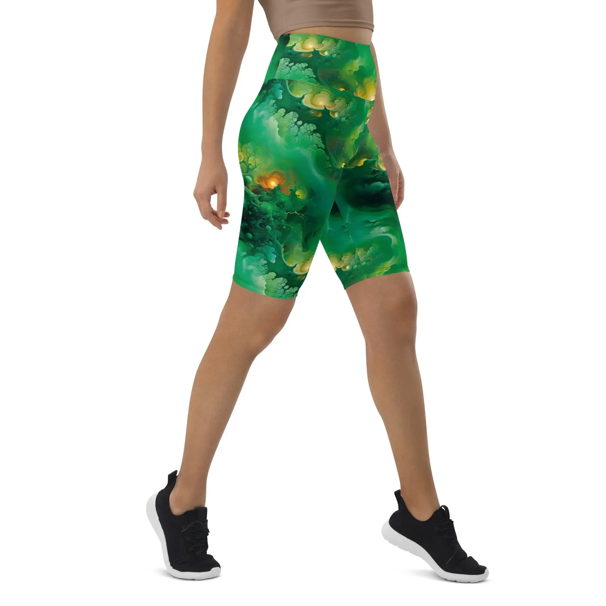 Biker Shorts - Viridian Shroud