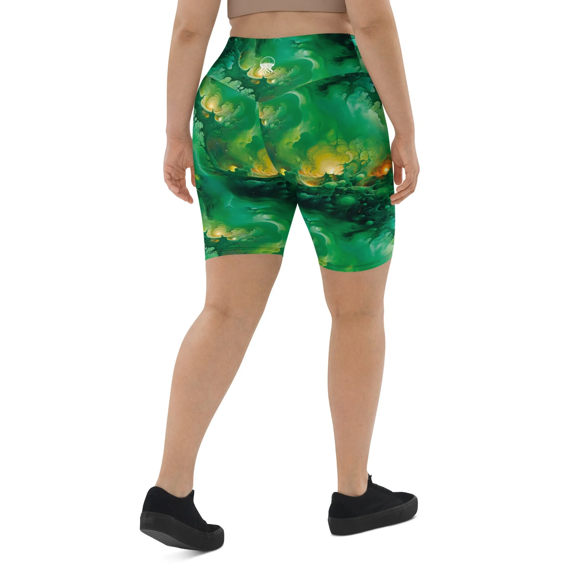 Biker Shorts - Viridian Shroud