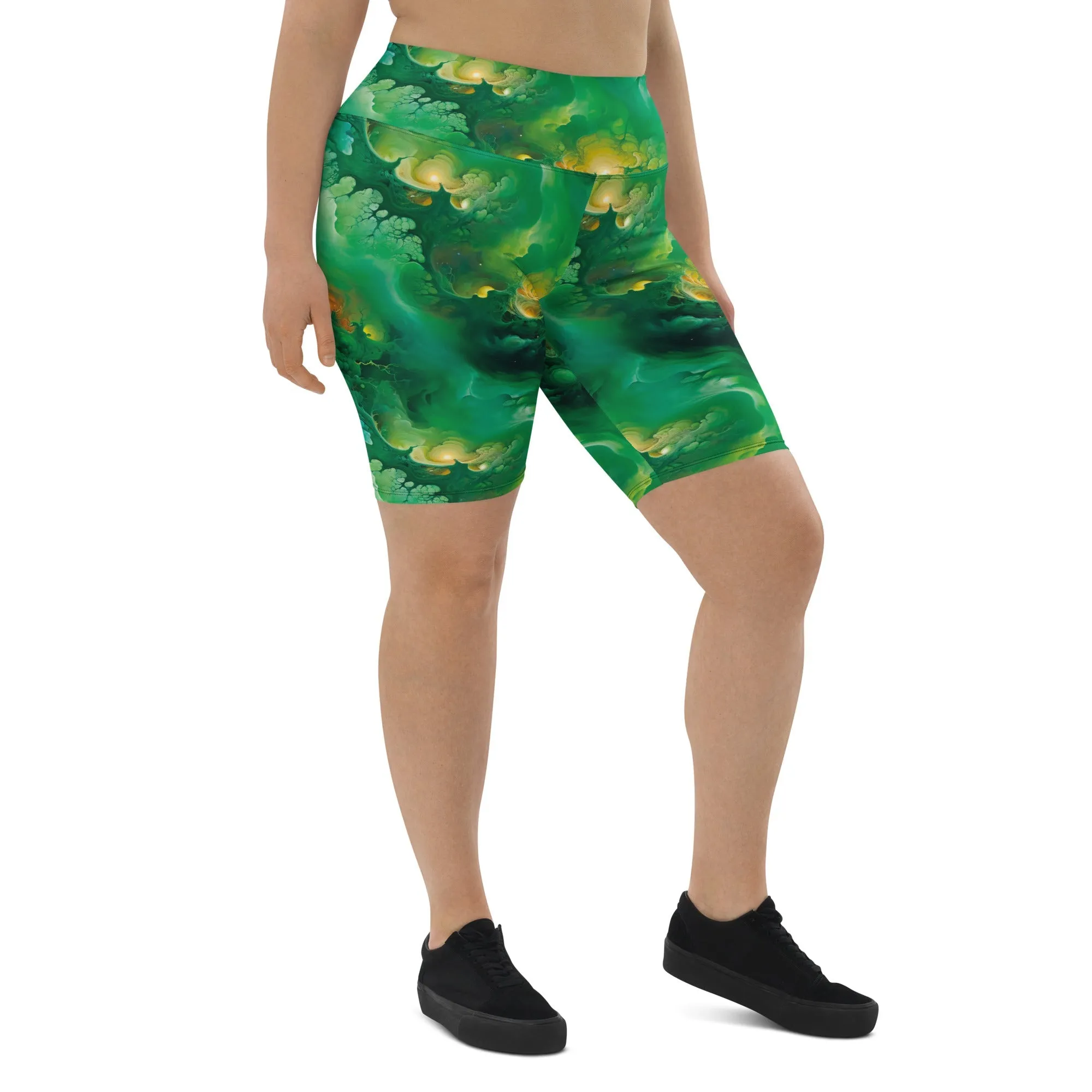 Biker Shorts - Viridian Shroud