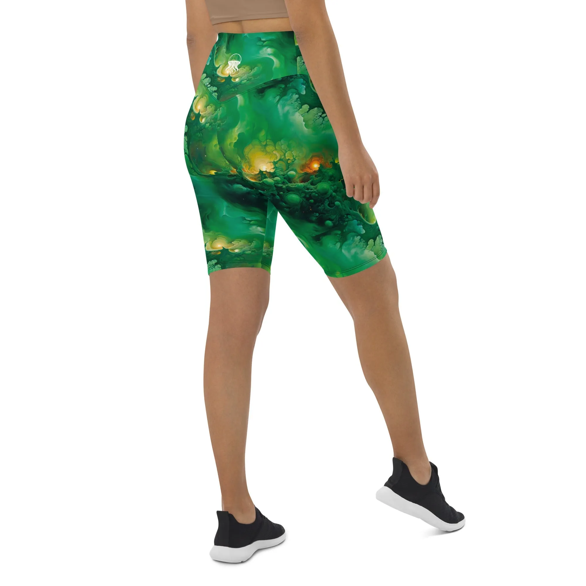 Biker Shorts - Viridian Shroud