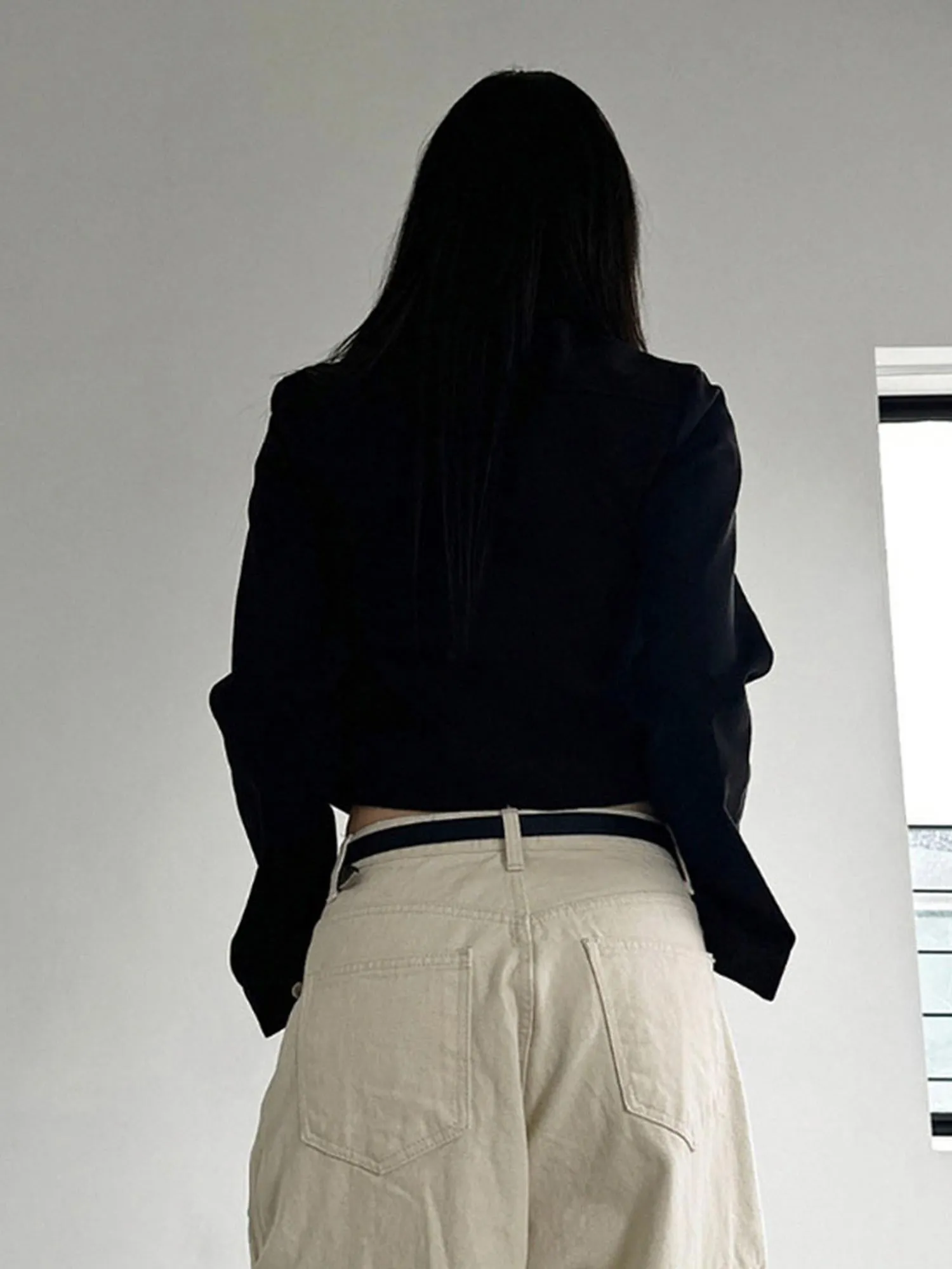 Black Jacket With Silver Buttons