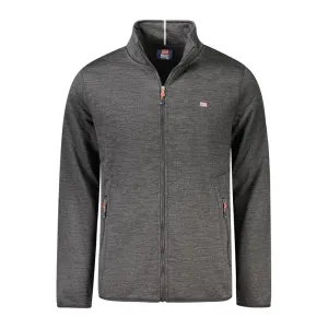 Black Polyester Men's Jacket