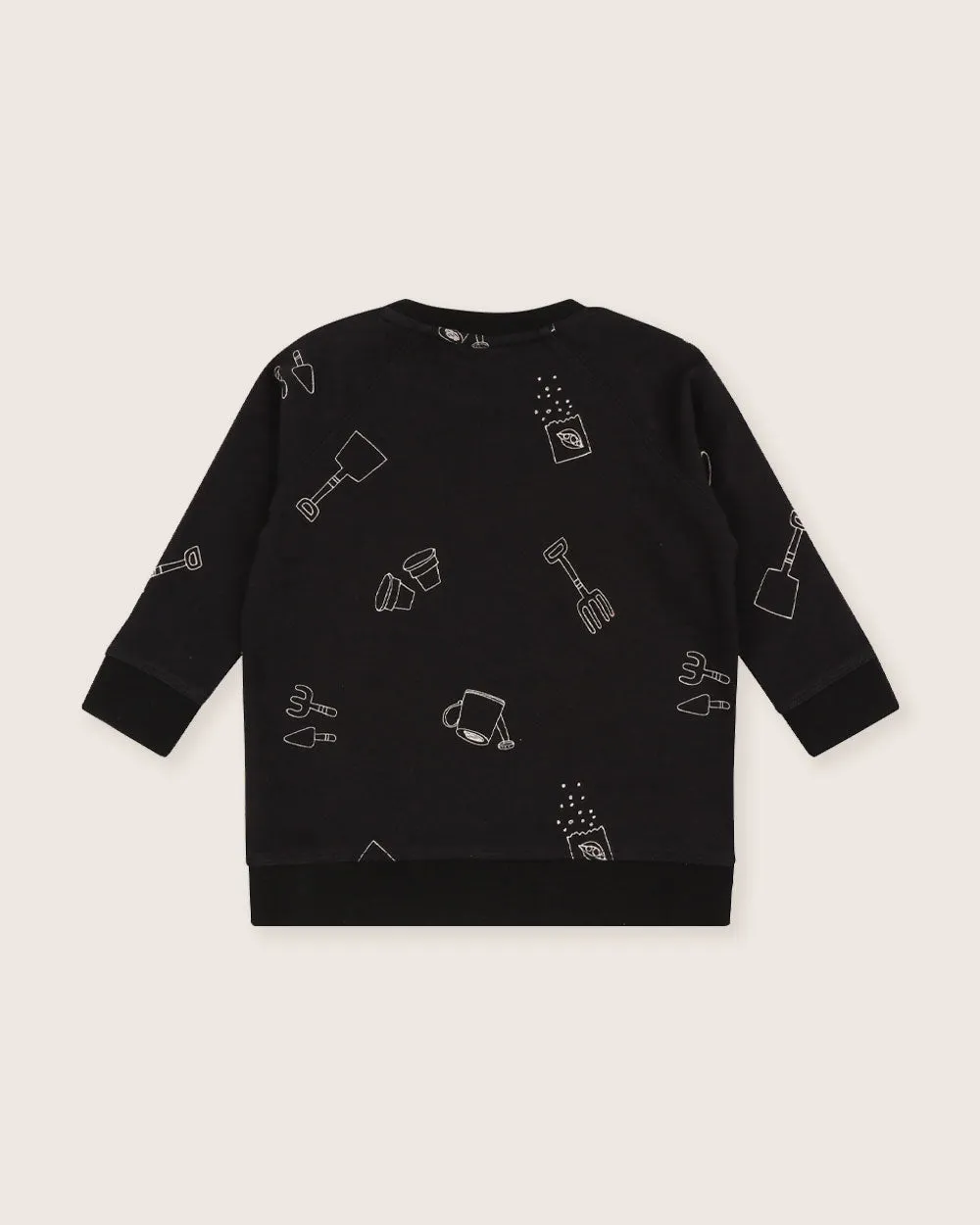 Black Sew and Grow Print Sweatshirt