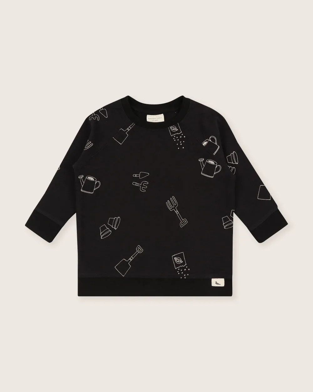 Black Sew and Grow Print Sweatshirt