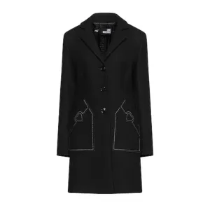 Black Wool Women Coat
