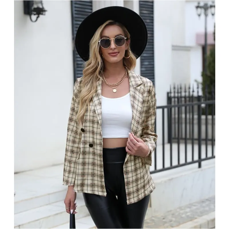 Blazer chic bleu femme