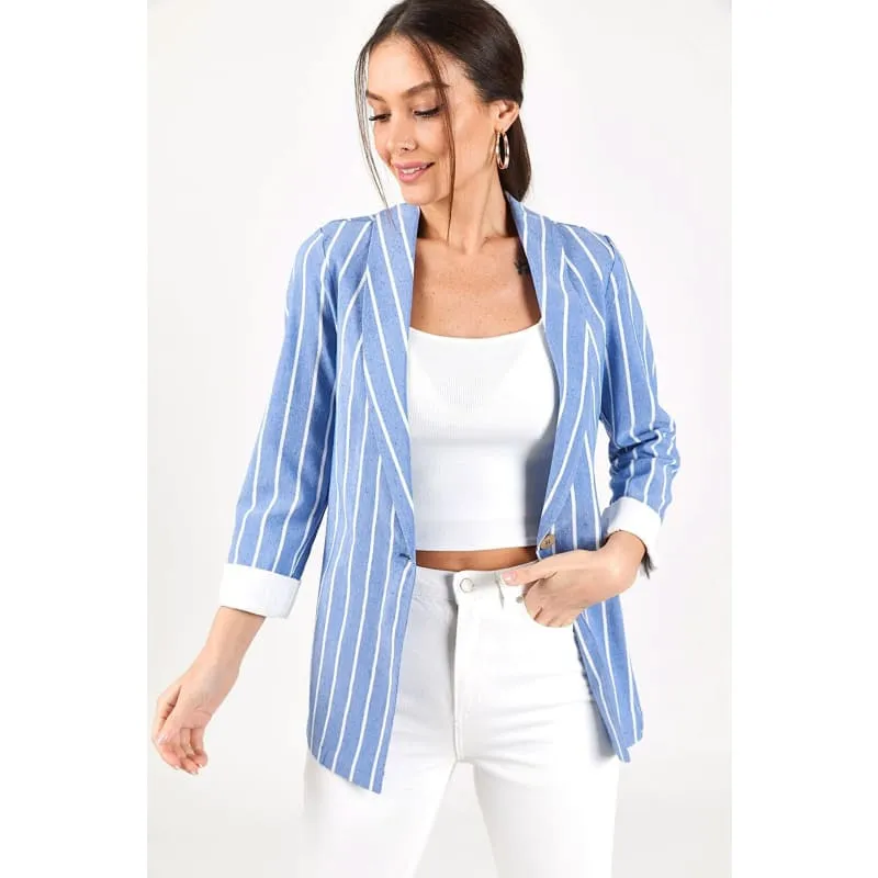 Blazer chic femme marine