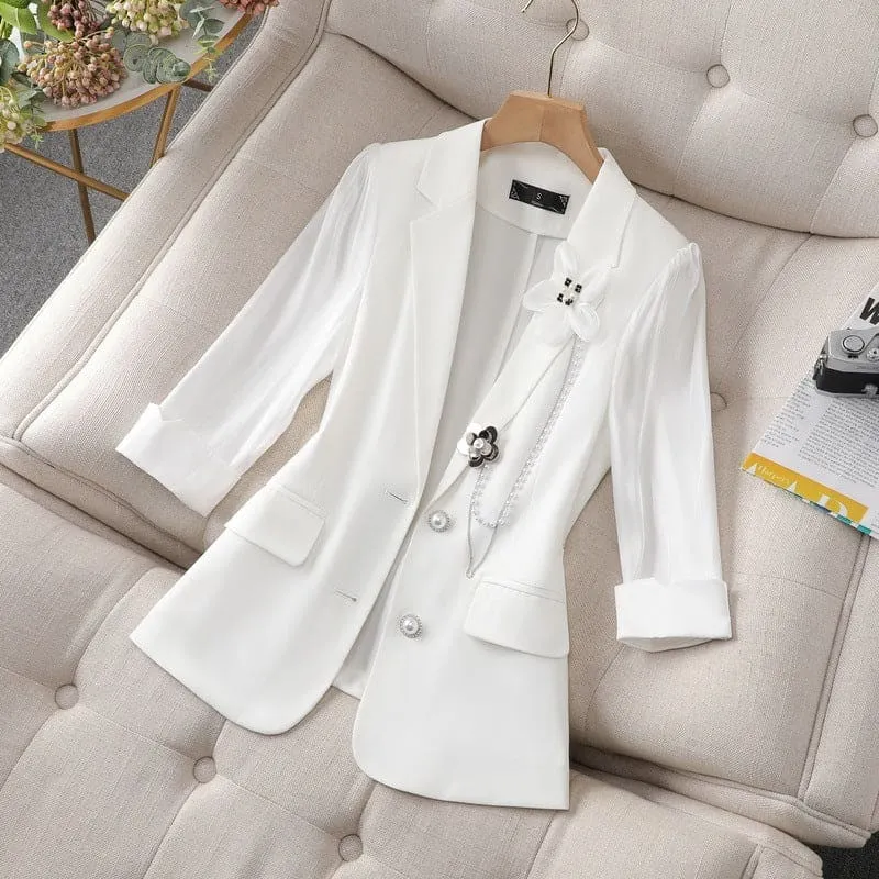 Blazer femme chic jaune