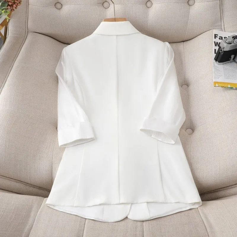 Blazer femme chic jaune