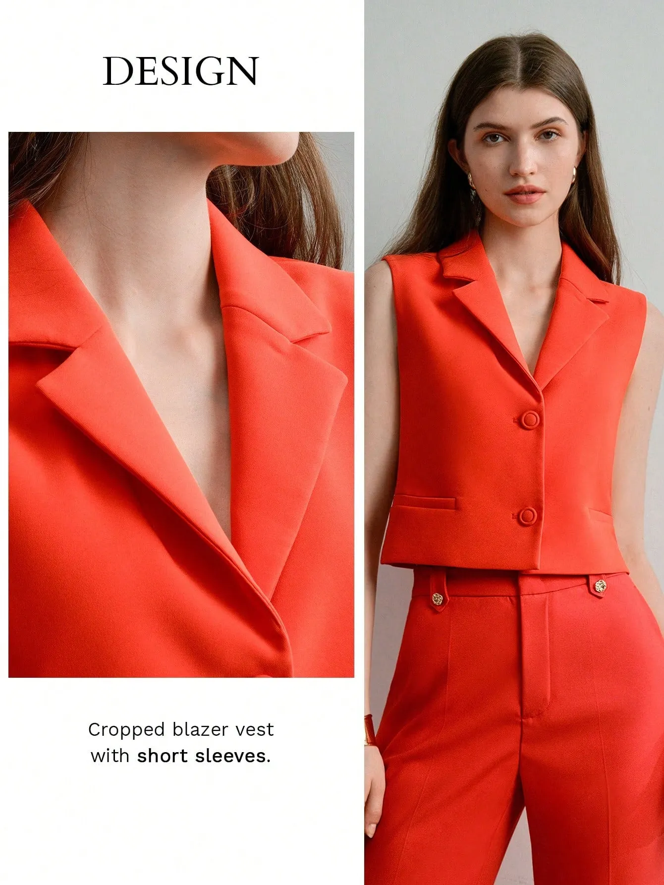 Blazer Ligero MOTF Studio en Cherry Vibes